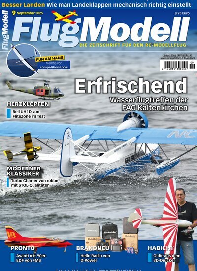 Titelbild der Ausgabe 9/2025 von FlugModell. Diese Zeitschrift und viele weitere Reisemagazine, Freizeitmagazine und Wissensmagazine als Abo oder epaper bei United Kiosk online kaufen.