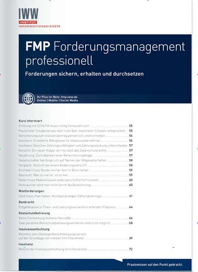 Titelbild der Ausgabe 4/2021 von FMP Forderungsmanagement professionell. Diese Zeitschrift und viele weitere Businessmagazine als Abo oder epaper bei United Kiosk online kaufen.