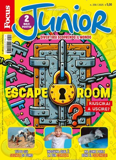 Titelbild der Ausgabe 258/2025 von Focus Junior. Diese Zeitschrift und viele weitere Jugendzeitschriften und Kinderzeitschriften als Abo oder epaper bei United Kiosk online kaufen.
