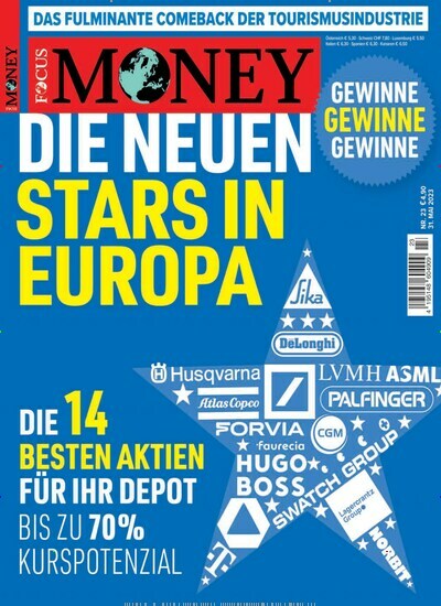 Titelbild der Ausgabe 23/2023 von FOCUS Money. Diese Zeitschrift und viele weitere Wirtschaftsmagazine und Politikmagazine als Abo oder epaper bei United Kiosk online kaufen.