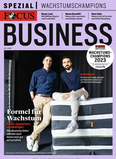 Titelbild der Ausgabe 2/2022 von FOCUS Spezial Business. Diese Zeitschrift und viele weitere Wirtschaftsmagazine und Politikmagazine als Abo oder epaper bei United Kiosk online kaufen.