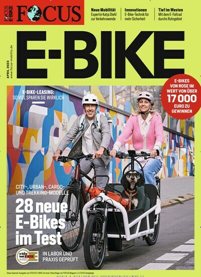 Titelbild der Ausgabe 1/2023 von FOCUS Spezial E-Bike. Diese Zeitschrift und viele weitere Sportmagazine als Abo oder epaper bei United Kiosk online kaufen.