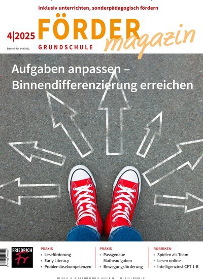 Titelbild der Ausgabe 4/2025 von Fördermagazin Grundschule. Diese Zeitschrift und viele weitere Zeitschriften für Pädagogik als Abo oder epaper bei United Kiosk online kaufen.