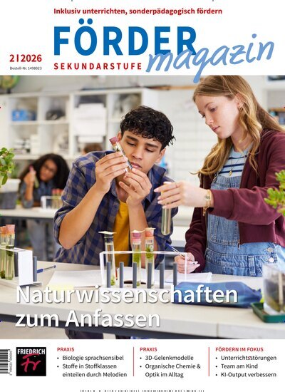Titelbild der Ausgabe 2/2026 von Fördermagazin Sekundarstufe. Diese Zeitschrift und viele weitere Zeitschriften für Pädagogik als Abo oder epaper bei United Kiosk online kaufen.