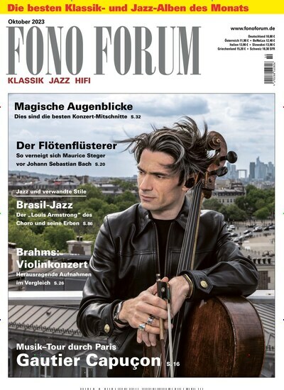 Titelbild der Ausgabe 10/2023 von FONO FORUM. Diese Zeitschrift und viele weitere Reisemagazine, Freizeitmagazine und Wissensmagazine als Abo oder epaper bei United Kiosk online kaufen.