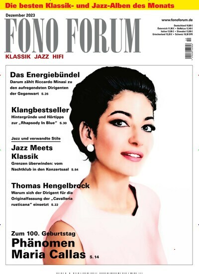 Titelbild der Ausgabe 12/2023 von FONO FORUM. Diese Zeitschrift und viele weitere Reisemagazine, Freizeitmagazine und Wissensmagazine als Abo oder epaper bei United Kiosk online kaufen.