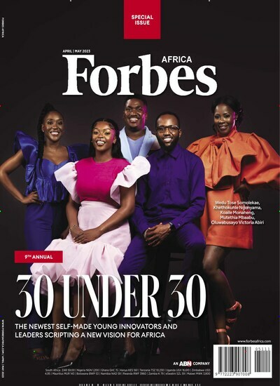 Titelbild der Ausgabe 111/2023 von Forbes Africa. Diese Zeitschrift und viele weitere Wirtschaftsmagazine und Politikmagazine als Abo oder epaper bei United Kiosk online kaufen.