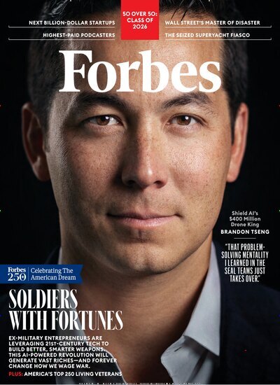 Titelbild der Ausgabe 4/2026 von Forbes USA. Diese Zeitschrift und viele weitere Wirtschaftsmagazine und Politikmagazine als Abo oder epaper bei United Kiosk online kaufen.