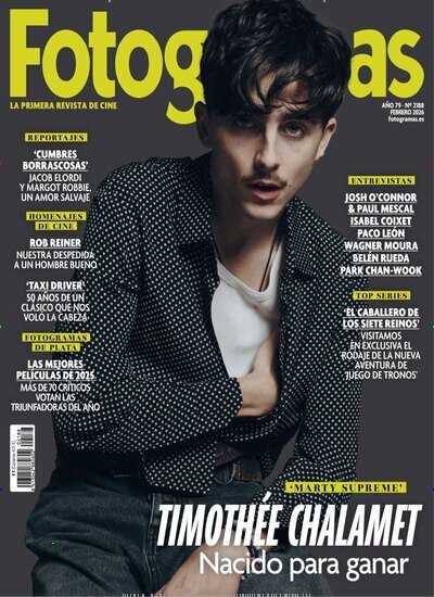 Titelbild der Ausgabe 1/2026 von Fotogramas. Diese Zeitschrift und viele weitere Reisemagazine, Freizeitmagazine und Wissensmagazine als Abo oder epaper bei United Kiosk online kaufen.