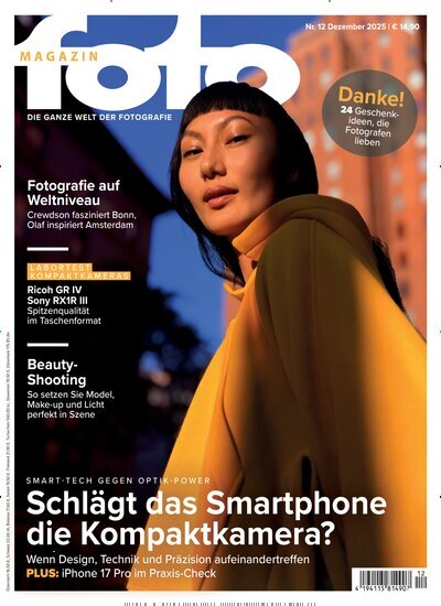 Titelbild der Ausgabe 12/2025 von fotoMAGAZIN. Diese Zeitschrift und viele weitere Audiomagazine, Filmmagazine und Fotozeitschriften als Abo oder epaper bei United Kiosk online kaufen.