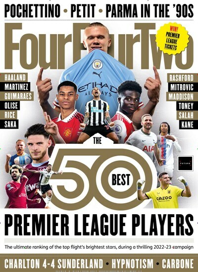 Titelbild der Ausgabe 7/2023 von Four Four Two. Diese Zeitschrift und viele weitere Sportmagazine als Abo oder epaper bei United Kiosk online kaufen.