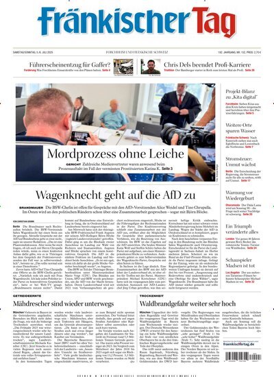 Titelbild der Ausgabe 152/2025 von Fränkischer Tag Forchheim. Diese Zeitschrift und viele weitere Zeitungsabos als Abo oder epaper bei United Kiosk online kaufen.