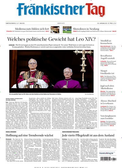 Titelbild der Ausgabe 107/2025 von Fränkischer Tag Kronach. Diese Zeitschrift und viele weitere Zeitungsabos als Abo oder epaper bei United Kiosk online kaufen.