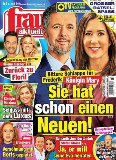 Titelbild der Ausgabe 3/2026 von frau aktuell. Diese Zeitschrift und viele weitere Frauenzeitschriften als Abo oder epaper bei United Kiosk online kaufen.