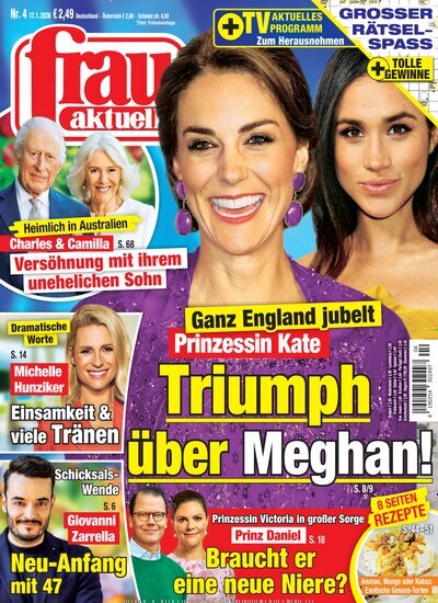 Titelbild der Ausgabe 4/2026 von frau aktuell. Diese Zeitschrift und viele weitere Frauenzeitschriften als Abo oder epaper bei United Kiosk online kaufen.