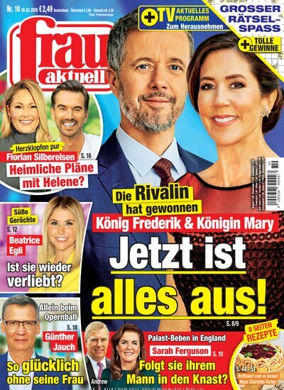 Titelbild der Ausgabe 10/2026 von frau aktuell. Diese Zeitschrift und viele weitere Frauenzeitschriften als Abo oder epaper bei United Kiosk online kaufen.