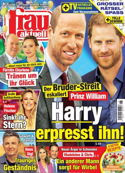 Titelbild der Ausgabe 15/2026 von frau aktuell. Diese Zeitschrift und viele weitere Frauenzeitschriften als Abo oder epaper bei United Kiosk online kaufen.