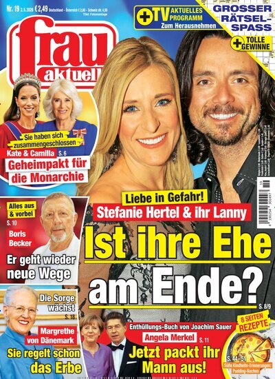 Titelbild der Ausgabe 19/2026 von frau aktuell. Diese Zeitschrift und viele weitere Frauenzeitschriften als Abo oder epaper bei United Kiosk online kaufen.