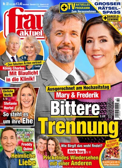Titelbild der Ausgabe 22/2025 von frau aktuell. Diese Zeitschrift und viele weitere Frauenzeitschriften als Abo oder epaper bei United Kiosk online kaufen.