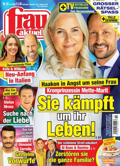 Titelbild der Ausgabe 22/2026 von frau aktuell. Diese Zeitschrift und viele weitere Frauenzeitschriften als Abo oder epaper bei United Kiosk online kaufen.