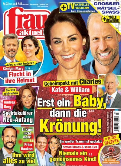 Titelbild der Ausgabe 23/2026 von frau aktuell. Diese Zeitschrift und viele weitere Frauenzeitschriften als Abo oder epaper bei United Kiosk online kaufen.