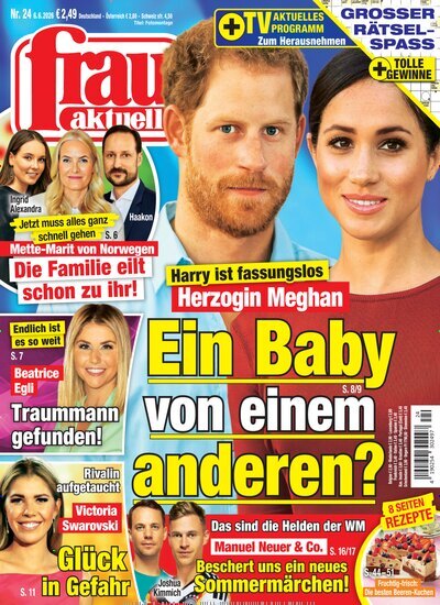 Titelbild der Ausgabe 24/2026 von frau aktuell. Diese Zeitschrift und viele weitere Frauenzeitschriften als Abo oder epaper bei United Kiosk online kaufen.