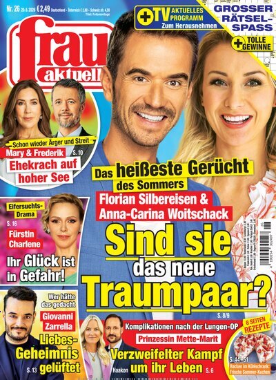 Titelbild der Ausgabe 26/2026 von frau aktuell. Diese Zeitschrift und viele weitere Frauenzeitschriften als Abo oder epaper bei United Kiosk online kaufen.