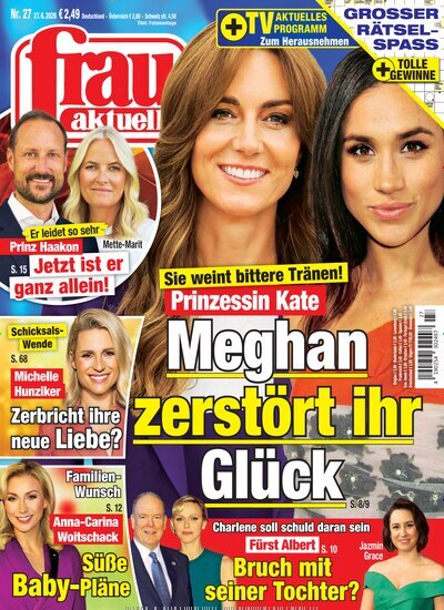 Titelbild der Ausgabe 27/2026 von frau aktuell. Diese Zeitschrift und viele weitere Frauenzeitschriften als Abo oder epaper bei United Kiosk online kaufen.