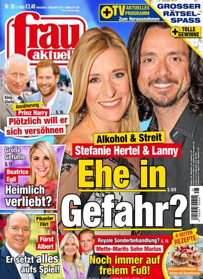 Titelbild der Ausgabe 28/2025 von frau aktuell. Diese Zeitschrift und viele weitere Frauenzeitschriften als Abo oder epaper bei United Kiosk online kaufen.