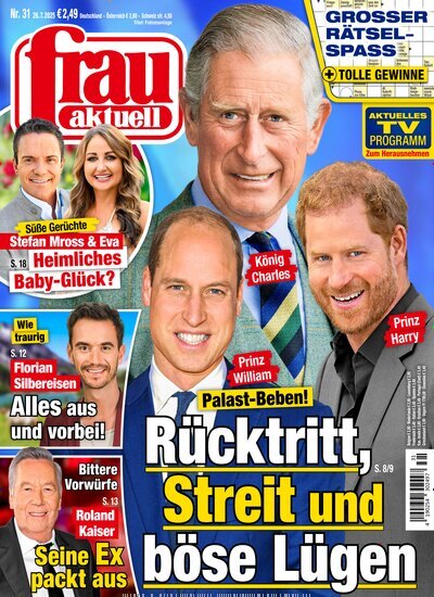 Titelbild der Ausgabe 31/2025 von frau aktuell. Diese Zeitschrift und viele weitere Frauenzeitschriften als Abo oder epaper bei United Kiosk online kaufen.