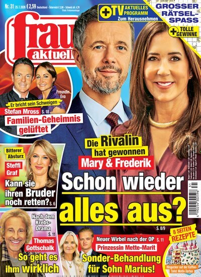 Titelbild der Ausgabe 31/2026 von frau aktuell. Diese Zeitschrift und viele weitere Frauenzeitschriften als Abo oder epaper bei United Kiosk online kaufen.
