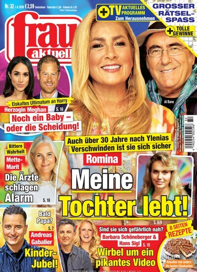 Titelbild der Ausgabe 32/2026 von frau aktuell. Diese Zeitschrift und viele weitere Frauenzeitschriften als Abo oder epaper bei United Kiosk online kaufen.