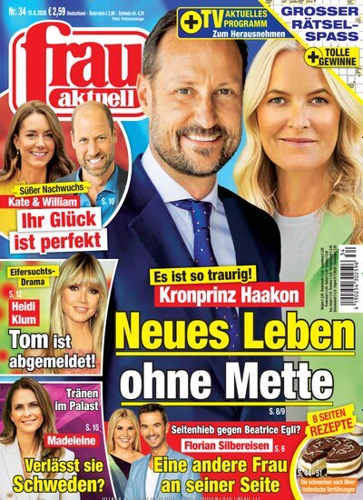 Titelbild der Ausgabe 34/2026 von frau aktuell. Diese Zeitschrift und viele weitere Frauenzeitschriften als Abo oder epaper bei United Kiosk online kaufen.