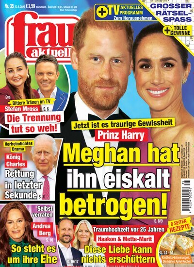 Titelbild der Ausgabe 35/2026 von frau aktuell. Diese Zeitschrift und viele weitere Frauenzeitschriften als Abo oder epaper bei United Kiosk online kaufen.