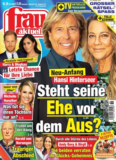 Titelbild der Ausgabe 36/2026 von frau aktuell. Diese Zeitschrift und viele weitere Frauenzeitschriften als Abo oder epaper bei United Kiosk online kaufen.