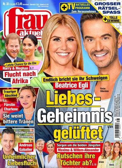 Titelbild der Ausgabe 38/2025 von frau aktuell. Diese Zeitschrift und viele weitere Frauenzeitschriften als Abo oder epaper bei United Kiosk online kaufen.