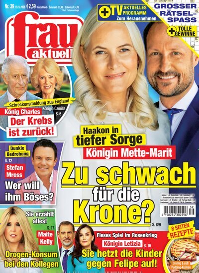 Titelbild der Ausgabe 39/2026 von frau aktuell. Diese Zeitschrift und viele weitere Frauenzeitschriften als Abo oder epaper bei United Kiosk online kaufen.