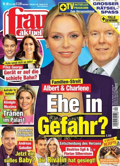 Titelbild der Ausgabe 40/2026 von frau aktuell. Diese Zeitschrift und viele weitere Frauenzeitschriften als Abo oder epaper bei United Kiosk online kaufen.