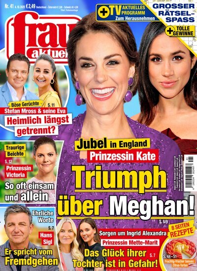 Titelbild der Ausgabe 41/2025 von frau aktuell. Diese Zeitschrift und viele weitere Frauenzeitschriften als Abo oder epaper bei United Kiosk online kaufen.