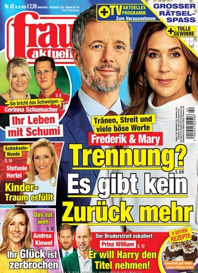 Titelbild der Ausgabe 42/2026 von frau aktuell. Diese Zeitschrift und viele weitere Frauenzeitschriften als Abo oder epaper bei United Kiosk online kaufen.