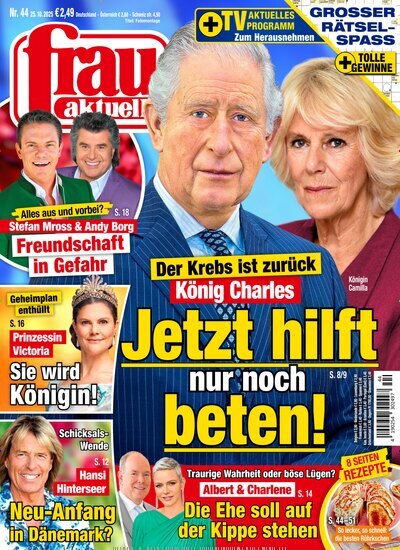 Titelbild der Ausgabe 44/2025 von frau aktuell. Diese Zeitschrift und viele weitere Frauenzeitschriften als Abo oder epaper bei United Kiosk online kaufen.