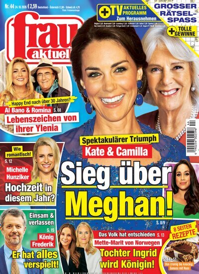 Titelbild der Ausgabe 44/2026 von frau aktuell. Diese Zeitschrift und viele weitere Frauenzeitschriften als Abo oder epaper bei United Kiosk online kaufen.