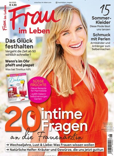 Titelbild der Ausgabe 6/2025 von Frau im Leben. Diese Zeitschrift und viele weitere Frauenzeitschriften als Abo oder epaper bei United Kiosk online kaufen.