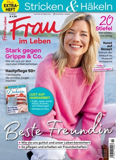 Titelbild der Ausgabe 11/2025 von Frau im Leben. Diese Zeitschrift und viele weitere Frauenzeitschriften als Abo oder epaper bei United Kiosk online kaufen.