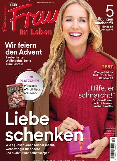 Titelbild der Ausgabe 12/2023 von Frau im Leben. Diese Zeitschrift und viele weitere Frauenzeitschriften als Abo oder epaper bei United Kiosk online kaufen.