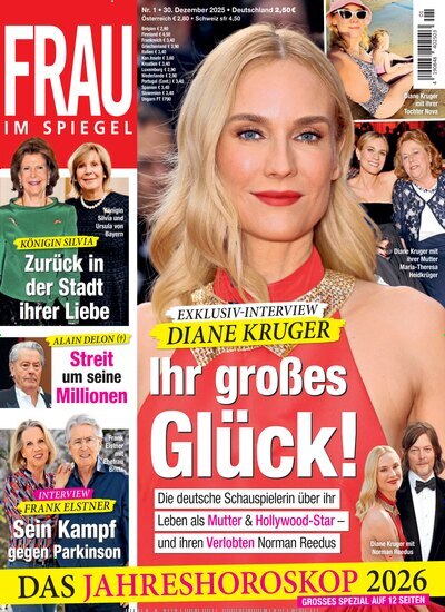 Titelbild der Ausgabe 1/2026 von Frau im Spiegel. Diese Zeitschrift und viele weitere Frauenzeitschriften als Abo oder epaper bei United Kiosk online kaufen.