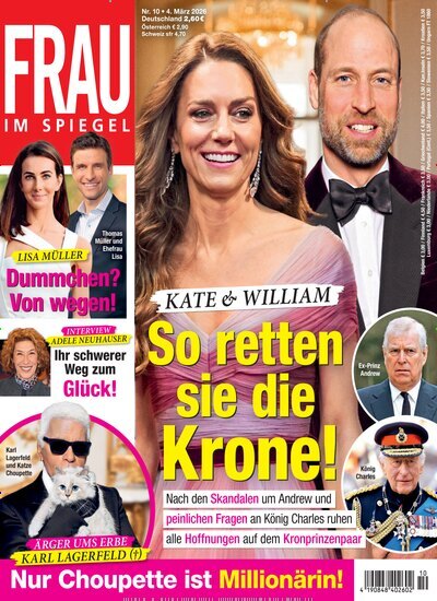 Titelbild der Ausgabe 10/2026 von Frau im Spiegel. Diese Zeitschrift und viele weitere Frauenzeitschriften als Abo oder epaper bei United Kiosk online kaufen.