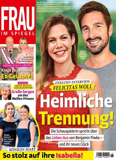 Titelbild der Ausgabe 18/2025 von Frau im Spiegel. Diese Zeitschrift und viele weitere Frauenzeitschriften als Abo oder epaper bei United Kiosk online kaufen.