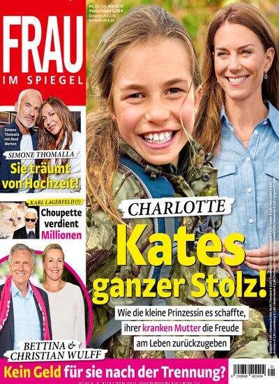 Titelbild der Ausgabe 21/2025 von Frau im Spiegel. Diese Zeitschrift und viele weitere Frauenzeitschriften als Abo oder epaper bei United Kiosk online kaufen.