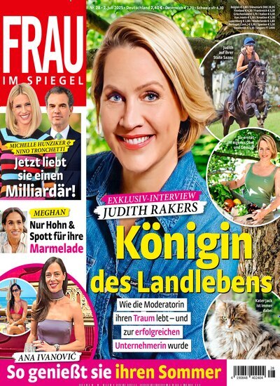 Titelbild der Ausgabe 28/2025 von Frau im Spiegel. Diese Zeitschrift und viele weitere Frauenzeitschriften als Abo oder epaper bei United Kiosk online kaufen.